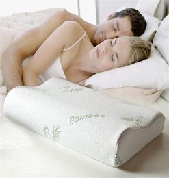 Pillow Healthy Bamboo Memory Foam Breathable Fibre Bedding Neck Pillows Slow Rebound Protection Health Care6170289