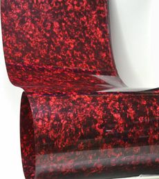 18x62039039 Gauge 046mm Pearl Red Celluloid Sheet Drum Wrap Musical Instrument Deco for Bass Floor Drum8594547