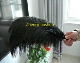 50 pcs Black Ostrich Feather 1618INCH 4045cm Wedding centerpiece Home Decor party supply decor2426721