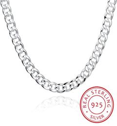 Chains Men039s Fine Jewelry 925 Sterling Silver 10mm Necklace High Quality Male SterlingSilverJewelry 20 Inch 241398105