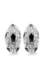 New Cute Crystal Rhinestone Soccer Stud Earrings For Women Girls Fashion Post Earrings Creative Jewellery Football Accessories Silve2237182