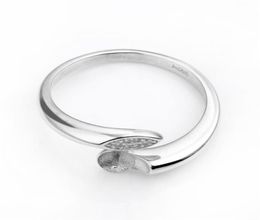 Ring Blanks DIY Jewellery Making 925 Sterling Silver Ring Setting Pin Fits Round Pearls 3 Pieces3744629