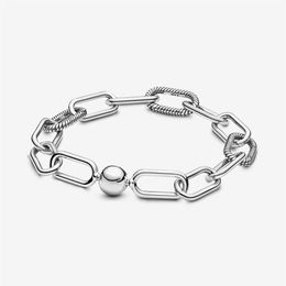 100% 925 Sterling Silver Charm Bracelets Sleek Bangle Collocate New Micro Dangle Charms Fashion Women Wedding Engagement Jewellery A241p