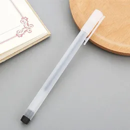 Transparent Frosted Gel Pen Black Ink Kawaii Pens Office School Ballpoint Japanese Stationery