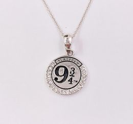 charms Jewellery making Hary Poter Platform 9 34 925 Sterling silver couples dainty necklaces for women men girl boys sets pend4774852