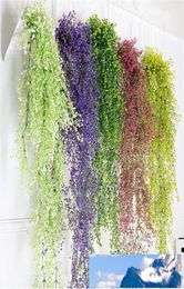 New Arrival Artificial Fake Silk Flower Vine Garden Decoration Hanging Garland Plant Artificial Plants Home Garden Wedding Decor4310389