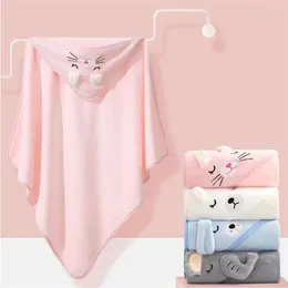 Blankets Practical Home Soft Cotton Baby Bathrobe Fleece Blanket Born Wrap Children Bath Towel