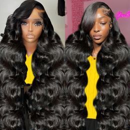 Body Wave Glueless 13x4 Lace Front Wig Human Hair Ready To Wear 360 Lace Wig PrePlucked Hd Lace Frontal Wigs Synthetic Prepluckedc