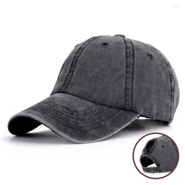 Ball Caps Unisex Washed Cotton Baseball Sun Cap Adjustable Pigment Dyed Low Profile Hat For Summer Outdoor