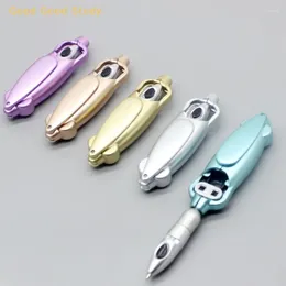 Pc Unique Frog Shaped Folding Office Ballpoint Pen /Creative Stationery/Holiday Children Party Gifts