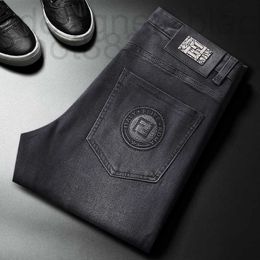 Men's Jeans designer jeans Designer Autumn new printed men's letters hot drill slim fit straight tube fashion trend leisure and all-purpose washed pants 5ALJ W8L3