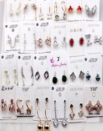 10Pairslot Mix Style Fashion Stud Earrings Nail For Gift Craft Jewelry Earring PA4016680898