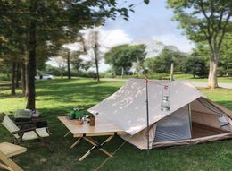 Outdoor Luxury Tent Nordic Vintage Cotton White Bear Cabin Small Room Light Double Technology CottonCloth Tents And Shelters9808743