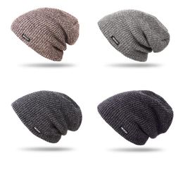 Winter Popular Handmade Multi Colours Woollen Yarn Resistance Cold Beanie Cap for Mens Gift4338070