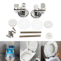 Toilet Seats Stainless Steel Seat Hinge Replacement Parts Mountings with Screws Bolts and Nuts 231212