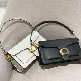 Tabby Designer Messenger Bags Womens Tote Classic Brown Handbag Leather Baguette Shoulder Bag Mirror Quality Square Crossbody Satchel Hobo Fashion