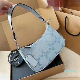 Shoulder Bags cowboy denim Womens mens leather tote clutch travel purse and handbag canvas