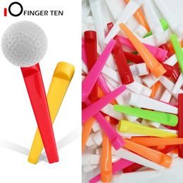 30 Pcs Golf Wedge Tees 70mm 2 3/4" Flat Plastic Tee Unbreakable Mixed Colour Training Accessories for Golfer 231213