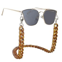 Sunglasses Chains Cool Thick Tortoise Eyeglasses Frame String Acrylic Fashion Glasses Chain Vintage Big Eyewear Link 10 Colors 12p232U