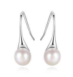 Trendy 925 Sterling Silver Stud Earrings Freshwater Pearls Earring For Women Fashion Jewellery Accessories Wedding Party Gift 2204017883880