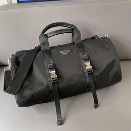 Large Capacity Duffle Bag Chain Travel Bags Outdoor Nylon Plain Print Stripes Letter Soft Single Designer Luggage Bag 295200C