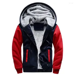 Men's Hoodies 2023 Men Fleece Sweatshirt Sportswear Hoody Thick Warm Wool Liner Hoodie Male Sudaderas Hombre Sudadera Outwear Coat 5Xl