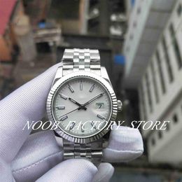 Factory s Watch 2 Color Super BP Watches Classic 2813 Automatic Movement 36mm Blue White Dial Strap Stainless Steel Bezel Case285w