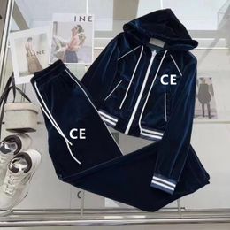 women jackets pants designer clothes outerwears luxury brand clothing CE long sleeves leisure style sportswear with size SMLXL A131