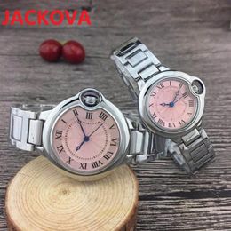 Women Men Watches 32MM 38MM dial High Quality Rolse Gold Silver Stainless Steel Quartz Battery Lady Watch308Y
