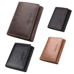 Wallets JINBAOLAI Anti-Theft Multi-Card Position RFID Men's Leather Wallet252J
