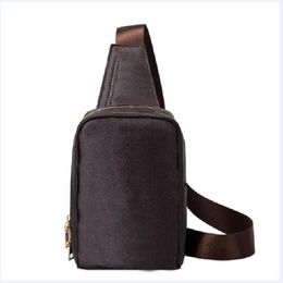 High quality handmade men sling bag cross body messenger bags 4 Colours outdoor women waist bag pack chest bag old flower Brown l297a