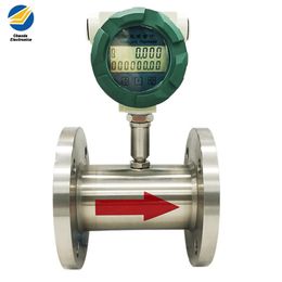 304 Stainless Steel High Pressure Flange Turbine Flowmeter for Hydraulic Oil