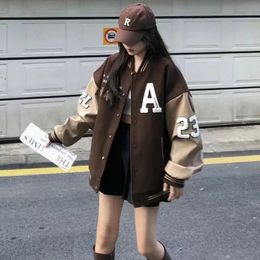 Women s Jackets y2k Korean Version Of Ins Trend Baseball Uniform Loose Joker Harajuku Casual Jacket For Men And Women With The Same Paragraph 231213