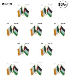 Ireland Palestine Friendship Lapel Pin Flag badge Brooch Pins Badges 10Pcs a Lot5586525