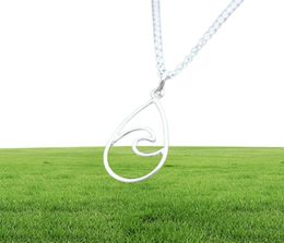 Gold Silver Seashell Sea Wave Sunshine Anchor Trident Caffeine Chemical Molecular Structure Molecule Pendant Chain Necklace for Wo5712893