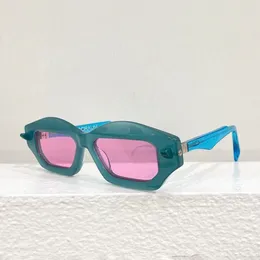 Sunglasses Classic INS Fashion Irregular Square Men Shades Maske Q6 High Street Blue Sun Glasses Thicken Acetate Solar