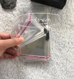 100pcslot 7X11Cm gift wrap opp transparecy dust bag printed 2C packing selfadhesive plastics for jewelrys hairclips hair rope9591051