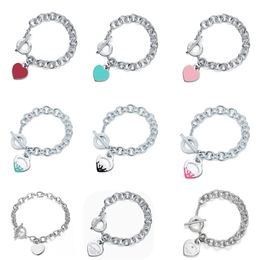 Tiffanines bracelet designer Jewellery set necklace bracelet for woman men luxury necklace 925 sterling silver Christmas Valentine's Day Gift free shipping