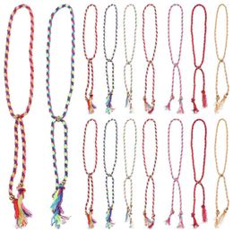 Charm Bracelets 28 Pcs Men Gifts Aesthetic Bracelet Bohemian Cord Boyfriend Rope Cotton Thread For Christmas Man