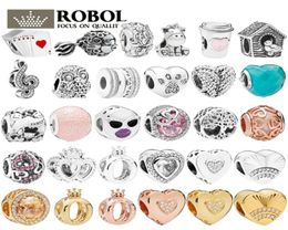 2022 newest Storey toy series charm 925 Sterling Silver P Charms for Bracelets DIY Jewellery Poker-shaped and Cup shaped Beads Children wholesale box9588188