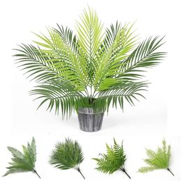 Decorative Flowers & Wreaths 1 Bouquet Artificial Palm Leaf Simulation Plants Folium Cycas Fern Leaves DIY Craft Wedding Home Deco280t