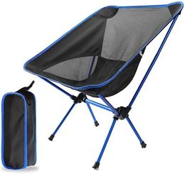 Camp Furniture Portable Folding Chair Outdoor Camping Chairs Oxford Cloth Ultralight For Travel Beach BBQ Hiking Picnic Seat Fishing Tools 231212