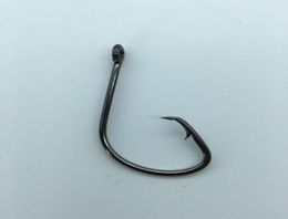 50pc 7381 Fishing Hooks Black Colour OctopusCircle Sport Circle Fish Hook Jig Big 1 10 20 30 40 50 Size Bass5955660