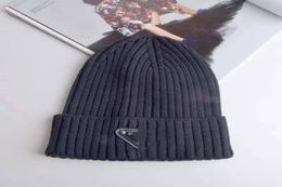 New fashion beanies hats bonnet winter beanie knitted wool hat plus velvet cap skullies Thicker mask Fringe hats man8056863