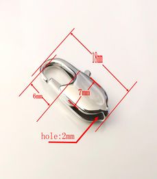 in bulk 20 lot 304 Stainless Steel 718mm silver Lobster Claw Trigger Clasps Jewellery Findings Making DIY9818526