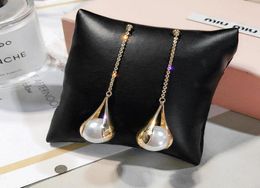 Dangle Chandelier 2021 Korean Fashion Stud Earrings Luxury Pearls Drop Earring Designer Statement Earings Jewellery For Women Jewe8041173