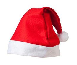 Christmas Santa Claus Hats Red And White Cap Party Hats For Santa Claus Costume Christmas Decoration For Kids Adult Christmas Hat7106187