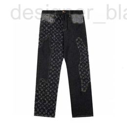 Men's Plus Size Pants designer jeans Women's tattered patches are fashion brand pants loose 1Z2X121058 BZ2T