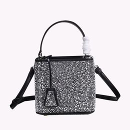 Duchesse luxurys designers women classic brands shoulder bags totes quality top handbags purses lady Crystal Bucket Package armpit pack handbag 1012
