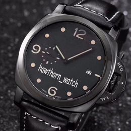 New Super Hot Classic Collection Large Dial Watch Designer Luxury Version Men Watch Leather Belt Classic Quartz Movement Man Watch